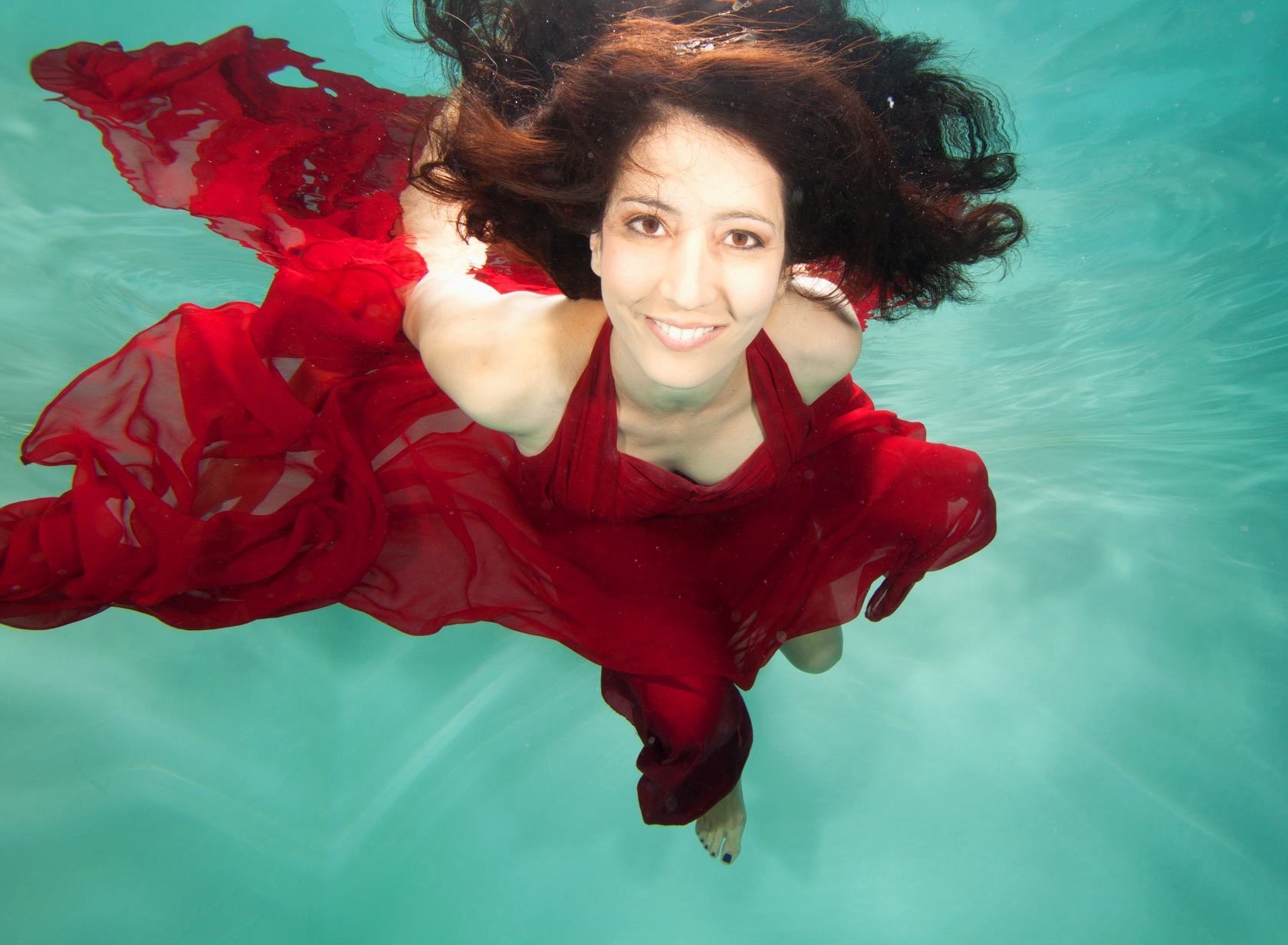 Tina Lauer unter Wasser (c) Stefanie Ehl